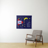 Tenture Nous Vous Aimons À La Lune Et À La Pépinière De Do (En situation (horizontale))