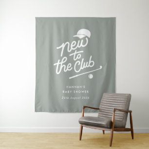 Tenture Nouveau au Club Bienvenue à la Baby Shower de Golf