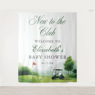 Tenture Nouveau au Club Golf Baby Shower Fond pour Photos