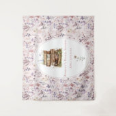 Tenture Nouveau chapitre fleur sauvage de douche nuptiale (Devant)