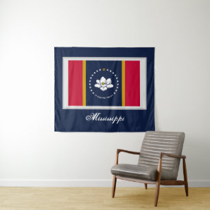 Tenture Nouveau drapeau du Mississippi 2020