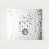 Tenture Nouvelle Année Réveillée Disco Dernière de l'année (Devant (Horizontal))