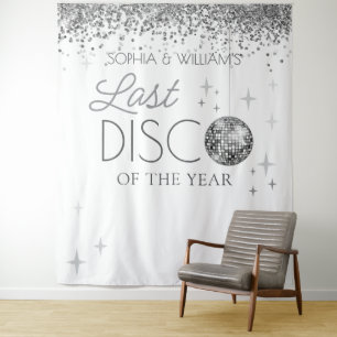 Tenture Nouvelle Année Réveillée Disco Dernière de l'année