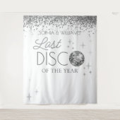 Tenture Nouvelle Année Réveillée Disco Dernière de l'année (Devant)