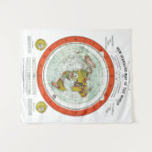 Tenture Nouvelle carte standard du monde (Devant (Horizontal))