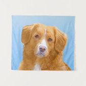 Tenture Nouvelle-Écosse Peinture de chien pour l'essayeur  (Devant (Horizontal))