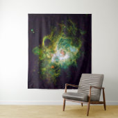 Tenture Nouvelle étoile Grosse (En situation)