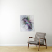 Tenture Nouvelle vie, Colorful Abstrait Fractal Art Imagin (En situation)