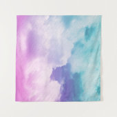 Tenture nuage doux fantastique avec couleur dégradé pastel (Devant (Horizontal))