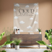 Tenture Nuage naturel beige neuf douche moderne design