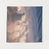 TENTURE NUAGES BLANCS SOUS CIEL BLEU (Devant (Horizontal))