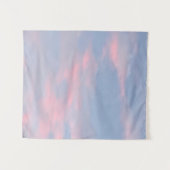 Tenture Nuages roses personnalisables (Devant (Horizontal))