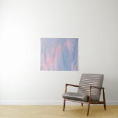 Tenture Nuages roses personnalisables (En situation (horizontale))