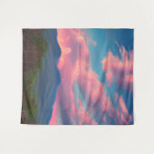 Tenture Nuages teintés rose (Devant (Horizontal))