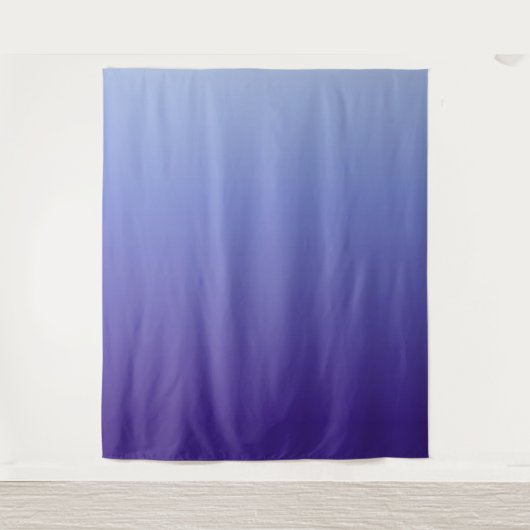 Tenture Nuances de violet de pervenche à bleu (Devant)