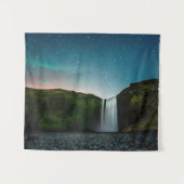 Tenture Nuit chez Skógafoss (Devant (Horizontal))