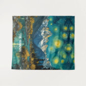 Tenture Nuit étoilée dans les Rocheuses (Devant (Horizontal))