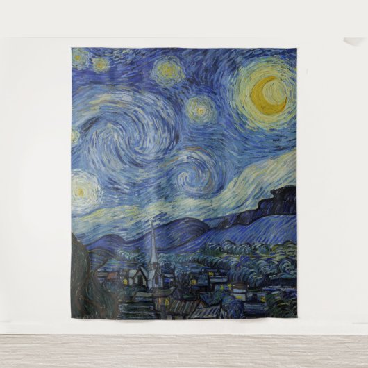 Tenture "Nuit étoilée" par Van Gogh (Devant)