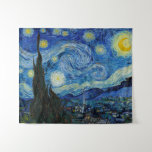 Tenture Nuit étoilée | Vincent Van Gogh<br><div class="desc">Starry Night (1889) de l'artiste néerlandais Vincent Van Gogh. L'oeuvre originale est une huile sur toile représentant un ciel nocturne post-impressionniste énergique dans des tons moody bleu et jaune. Utilisez les outils de conception pour ajouter du texte personnalisé ou personnaliser l'image.</div>