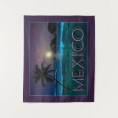 Tenture Nuit mexicaine à la plage (Devant)