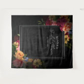 Tenture Nuits Langoureuses Fleurs Mariage Réception de Mar (Devant (Horizontal))