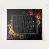 Tenture Nuits Langoureuses Fleurs Mariage Shower de la Mar (Devant (Horizontal))