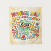 Tenture Number Day 2026 Cute Calculator Math Design (Devant)