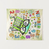 Tenture Number Day 2026 Cute Maths Calculator Poster (Devant (Horizontal))