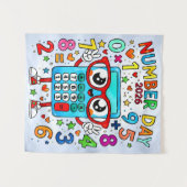 Tenture Number Day 2026 Cute Maths Poster for Kids (Devant (Horizontal))