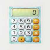 Tenture Number Day Calculator Math Design (Devant)