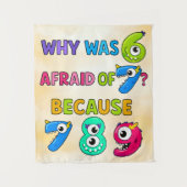 Tenture Number Day Funny Maths 7 8 9 Banner for Schools (Devant)