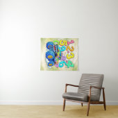 Tenture Number Day Monster Truck Math Design (En situation (horizontale))