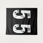 Tenture Numéro de sport 55 (Devant (Horizontal))