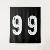 Tenture Numéro de sport 99 (Devant)