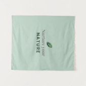 Tenture Nurture Your Nature Minimal Motivational Wall Tape (Devant (Horizontal))