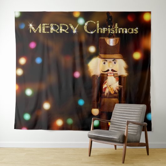 Tenture Nutcracker Bokee Christmas Photo Booth Backdrop (e (En situation (horizontale))