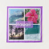 Tenture Oahu, Paysage marin d'Hawaii (Devant)