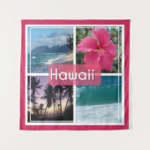 Tenture Oahu, Paysage marin d'Hawaii (Devant)