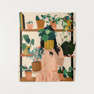 Tenture Oasis pointillée