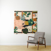 Tenture Oasis pointillée (En situation (horizontale))