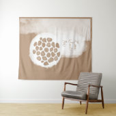 Tenture objet_11_lotus graine tapestry L_size (En situation (horizontale))