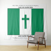 Tenture Objet de Collection Personnalisé | DRApeau du NIGE (En situation (horizontale))