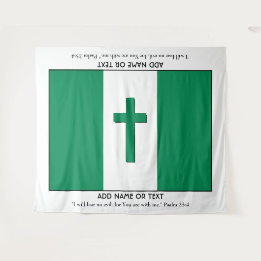 Tenture Objet de Collection Personnalisé | DRApeau du NIGE (Devant (Horizontal))