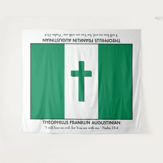 Tenture Objet de Collection Personnalisé | DRApeau du NIGE (Devant (Horizontal))