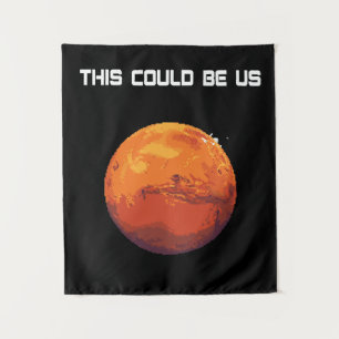Tenture Occupez Mars - ceci pourrait être nous
