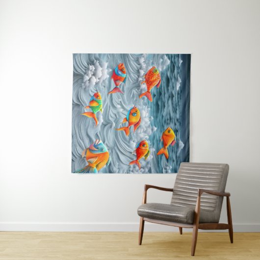 Tenture Ocean (En situation (horizontale))