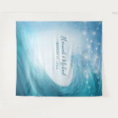 Tenture Ocean Elegant Beach Wedding Tapestries fond (Devant (Horizontal))
