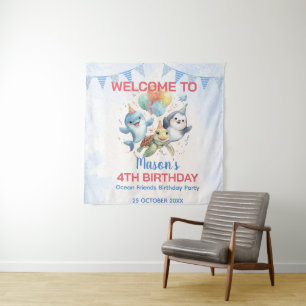 Tenture Ocean Friends Tapestry Anniversaire