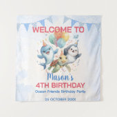 Tenture Ocean Friends Tapestry Anniversaire (Devant)