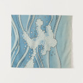 Tenture Ocean Wave Art Print – Japanese Woodblock Style (Devant (Horizontal))